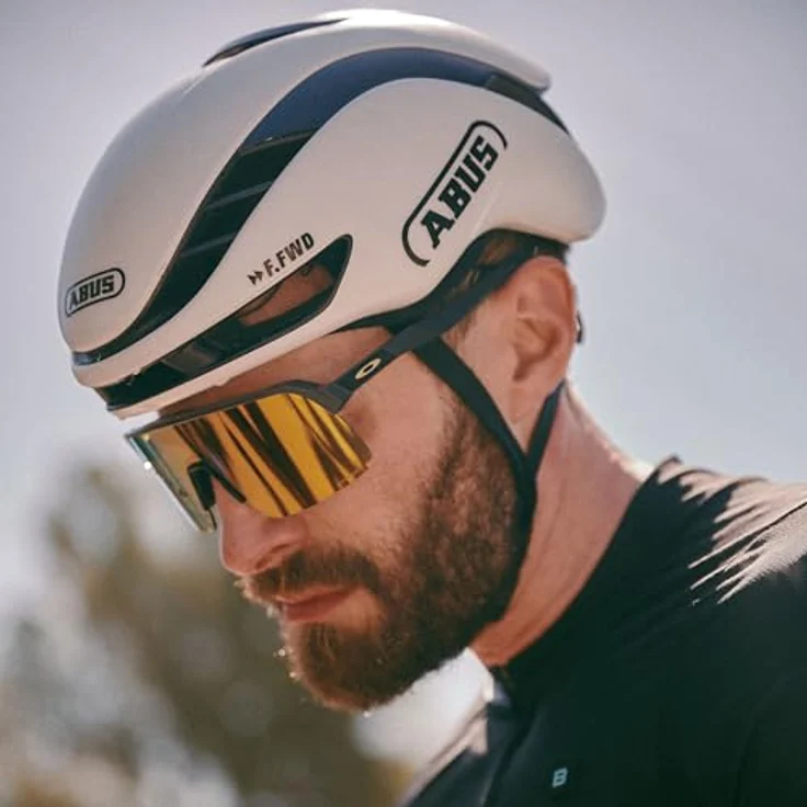 Abus GameChanger 2.0, Velohelm für Rennradfahrer, (51 - 55 cm), aerodynamische Form, optimierter Luftstrom, belüftetes Design, anpassbare Passform – Bild 7