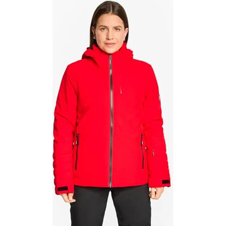 Ziener TOBINA-Z Skijacke Damen, hochfunktionell mit Aquashield®-Membran, rot, Größe 38 – Bild 3
