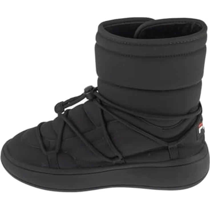 Fila Superbubble Boot FFW0594-80010, Schneestiefel für Damen, Schwarz, mit Klettverschluss und rutschfester Gummisohle – Bild 2