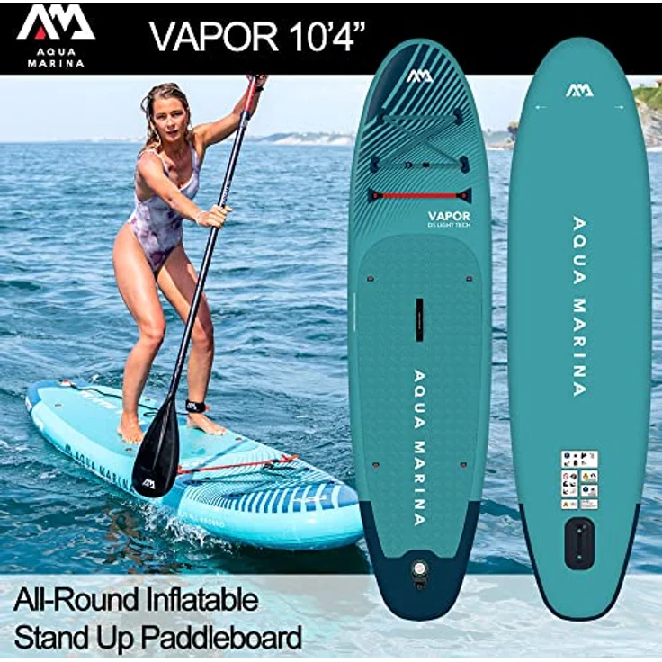 Aqua Marina SUP Vapor, Stand-Up-Paddelboard mit erhöhtem Volumen, grün – Bild 2