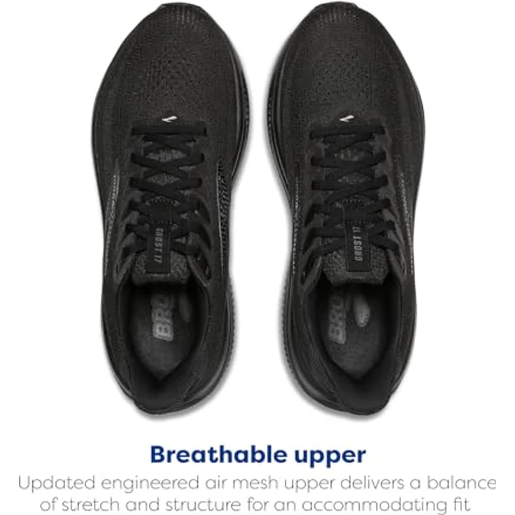 Brooks Schuhe Ghost 17, Laufschuhe für Herren mit DNA LOFT-Dämpfung, atmungsaktivem Strick-Mesh und breitem Schnitt – Bild 4