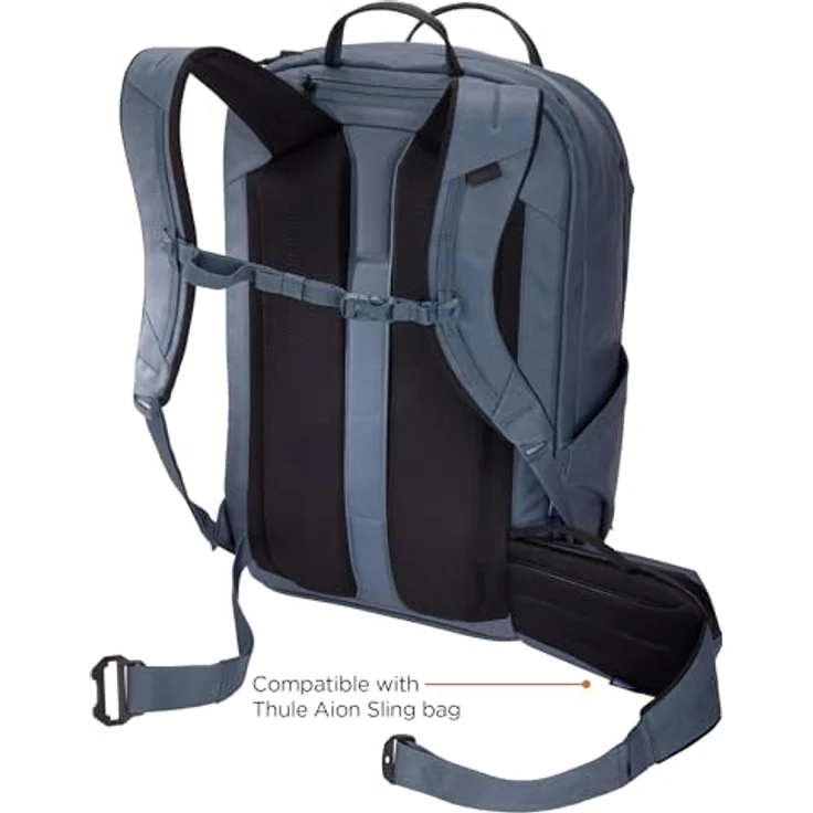 Thule Aion Wanderrucksack 52 cm, grau, 100% Polyester, 33 x 23 x 52 cm – Bild 9