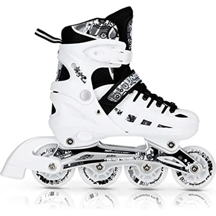 Nils NH10905, Inline Skates mit leuchtenden Rädern und multifunktionalem Befestigungssystem, Größe 40 – Bild 2