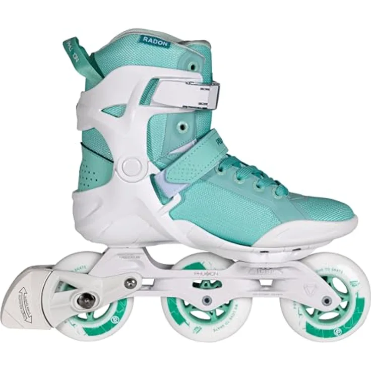 Powerslide Radon 3x90 Frau Auf Inlineskates Weiß EU 39, Rollschuhe für Fortgeschrittene mit 3 Rollen