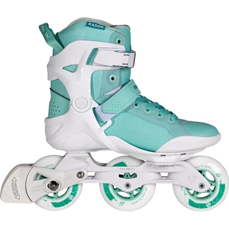 Powerslide Radon 3x90 Frau Auf Inlineskates Weiß EU 39, Rollschuhe für Fortgeschrittene mit 3 Rollen – Bild 1