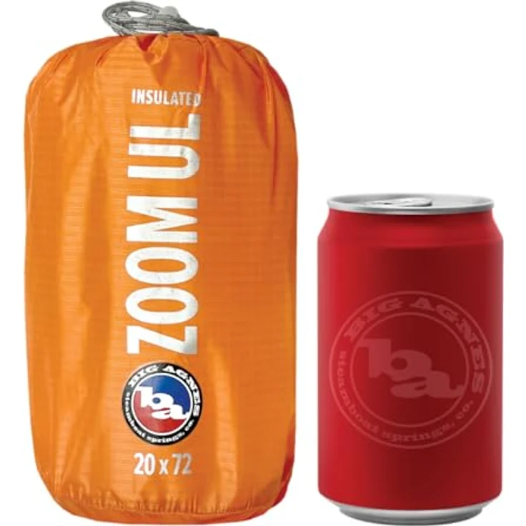 Big Agnes Zoom UL Insulated, leichte Isomatte mit TPU-Beschichtung und antimikrobieller Behandlung, ideal für Trekking und Fastpacking – Bild 4