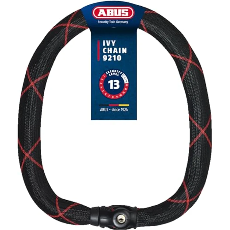 Abus Ivy Chain 9210, Kettenschloss für Fahrräder, 140 cm, hoher Diebstahlschutz – Bild 1