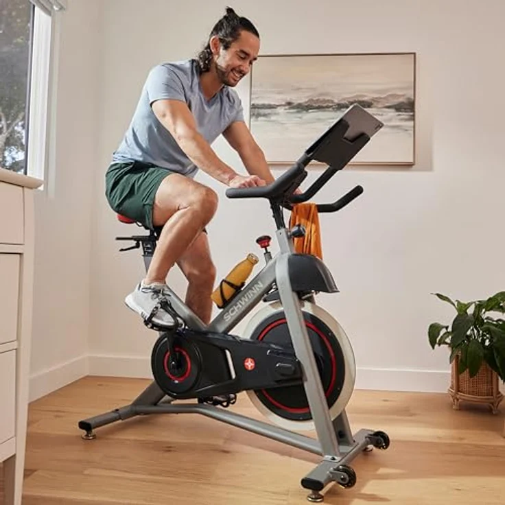 Schwinn Fitness IC3.5 Indoor Cycle, 100 elektronische Widerstandsstufen, magnetischer Antrieb, Bluetooth FTMS, leiser Betrieb, ergonomische Anpassung, ohne Abo-Zwang – Bild 4