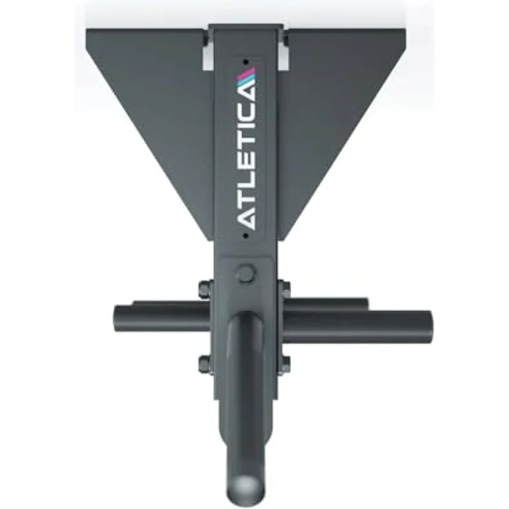 Atletica ATLETICA K8 Klimmzugstange Pull-up Bar | Deckenmontage | 4 Griffpositionen | Stabiler Stahlkonstruktion | Schwarz – Bild 2
