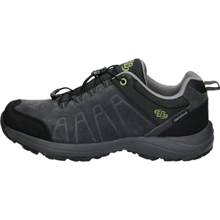 Brütting Mount Harvard Low, Herren Wanderschuhe aus Veloursleder mit Comfortex-Klimamembrane, atmungsaktiv und wasserabweisend, Grau, Größe 45 – Bild 2