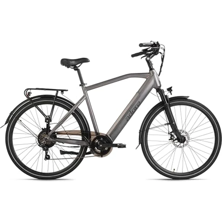 adore-bikes ADORE E-Citybike 28" Alu Cityfahrrad CV-190 Heckmotor 45NM / 12,8Ah Anthrazit Matt – Bild 2