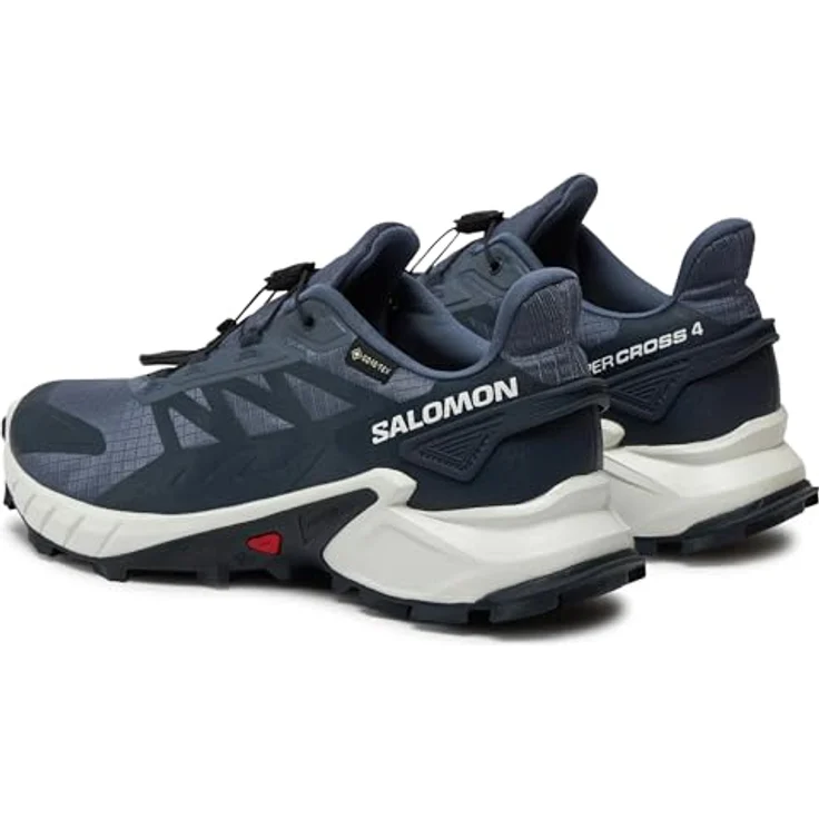 Salomon Supercross 4 GTX, Herren Sneaker mit Gore-Tex-Membran, grisaille/white/carbon – Bild 3