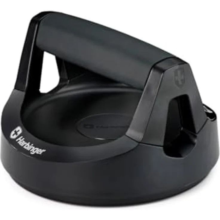 Harbinger Push Up Pro Liegestützgriffe, ergonomische Drehgriffe, schwarz, One Size – Bild 2