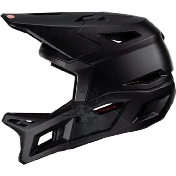 Leatt MTB Gravity 4.0, Velohelm für Mountainbiking, Größe 55-62 cm, 22 Belüftungsöffnungen, mit Magnetverschluss und Visier – Bild 6