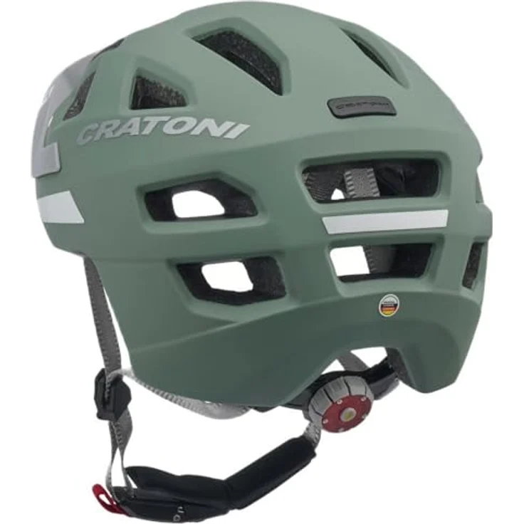 Cratoni Maxster Pro Fahrradhelm, salbei matt, Gr. S (48-53 cm), optimaler Tragekomfort und gute Belüftung – Bild 2