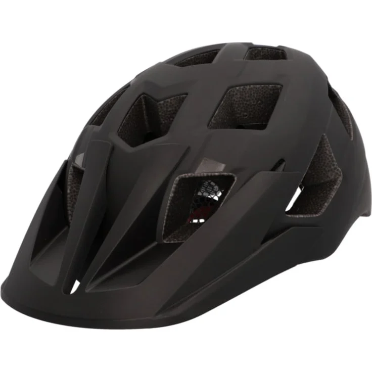 Fischer Fahrradhelm MTB Plus Andes S/M, schwarz, TÜV-zertifiziert mit FHPS und Akku-Magnet Rücklicht