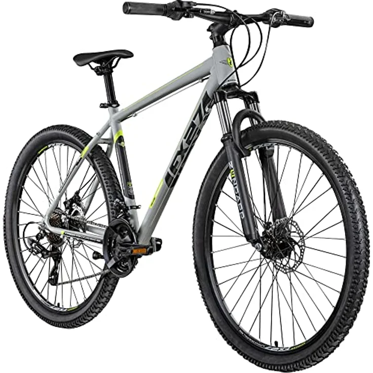 Zündapp FX27 Mountainbike 650B, Hardtail 27,5 Zoll, 21-Gang, Rahmenhöhe 48 cm, grau grün – Bild 1