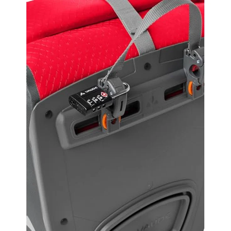 Vaude Aqua Front 28 L Fahrradtasche - Rot. – Bild 7
