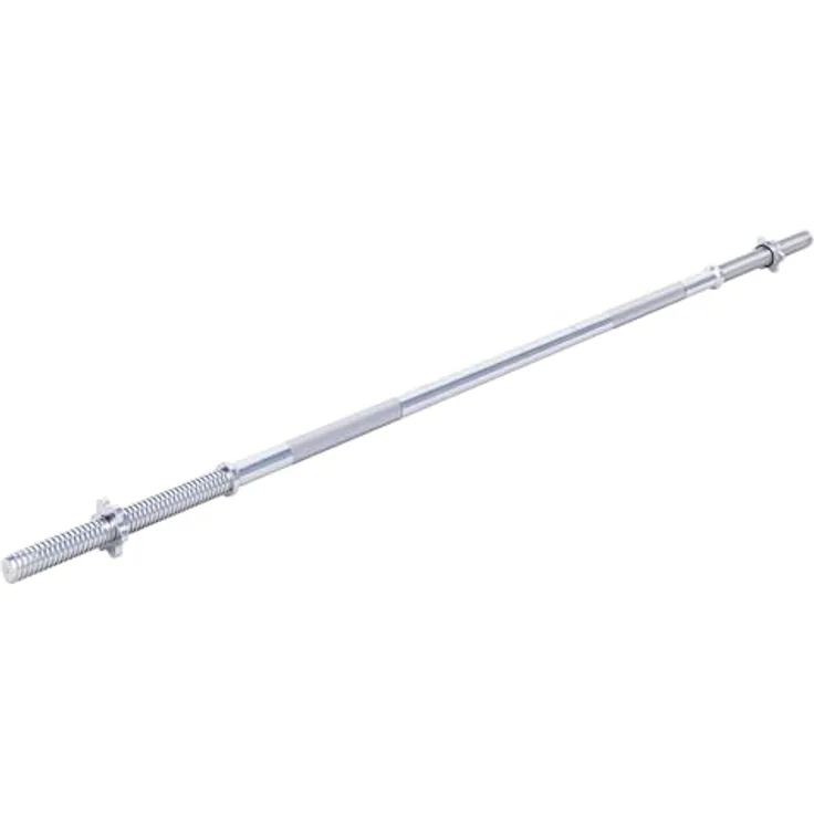 GORILLA SPORTS® Langhantelstange - Ø 30 mm, 150 cm / 180 cm / 200 cm lange, mit 2 Sternverschlüssen, bis 200kg Belastbar, aus Chrom - Langhantel, Hantelstange, Hantel, Langhantel-Stange