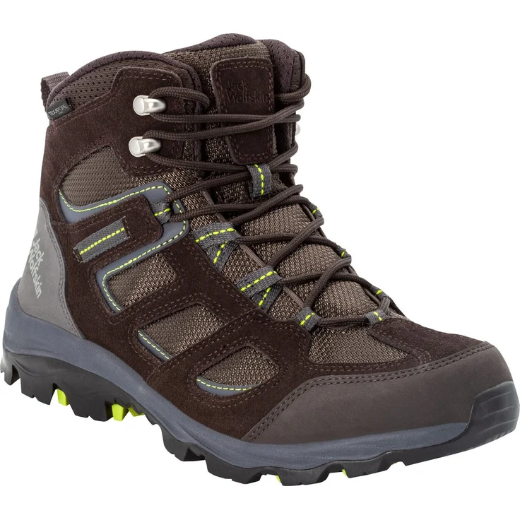 Jack Wolfskin VOJO 3 TEXAPORE MID M, Wasserdichter Wanderschuh für Herren mit knöchelhohem Schaft und profiliertem Grip – Bild 1