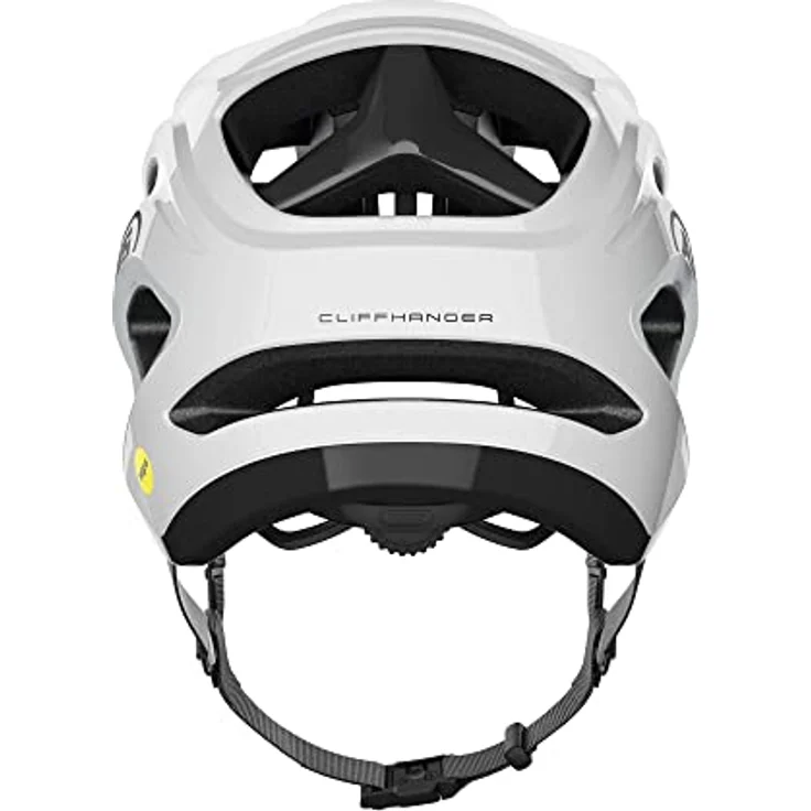 ABUS MTB-Helm CliffHanger MIPS, Fahrradhelm mit MIPS Aufprallschutz und großen Lüftungsöffnungen für anspruchsvolle Trails, Weiß Glänzend, Größe M – Bild 3