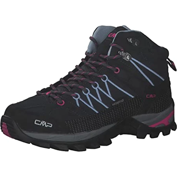 CMP Rigel Mid Outdoorstiefel für Damen, Waterproof Technologie, optimal für Trekkingtouren, Titanio-Skyway – Bild 1