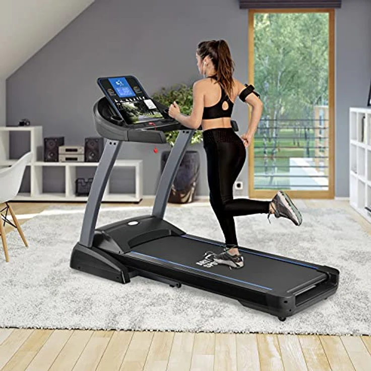 ArtSport Laufband Speedrunner 7000 klappbar mit Kinomap-Funktion, Lauffläche: 141 x 52 cm, bis 22 km/h, 22 Steigungsstufen & LCD Display, bis 150 kg – Bild 3