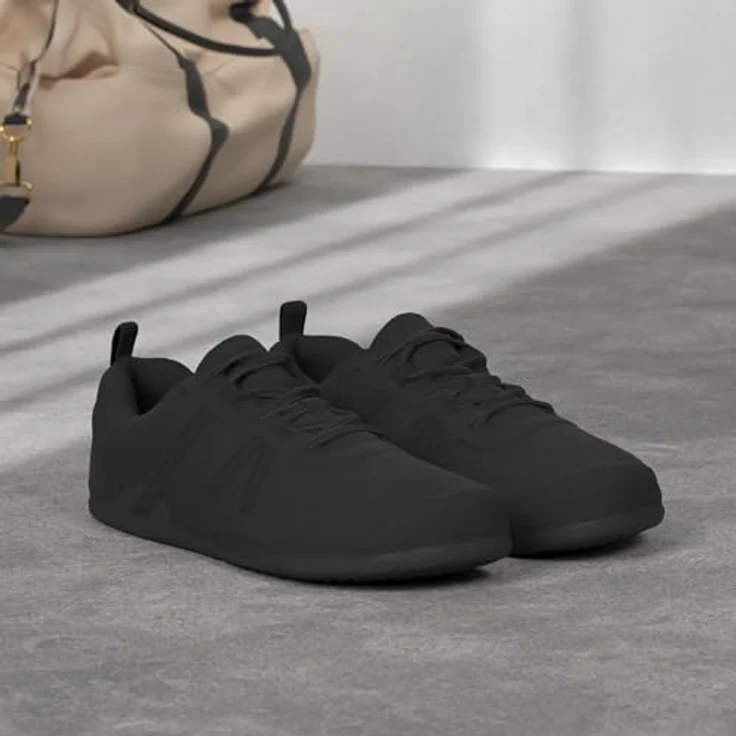 Xero Shoes Prio PRMBLKM, Laufschuhe mit rutschfester Sohle und herausnehmbarem Fussbett, schwarz – Bild 2