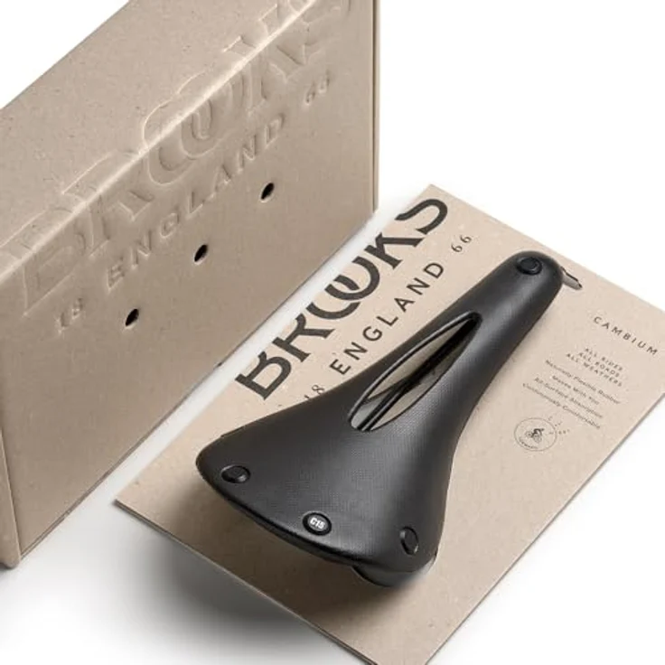 Brooks England Cambium C15 All Weather, Velosattel mit Entlastungsöffnung und Naturkautschuk, schwarz – Bild 8