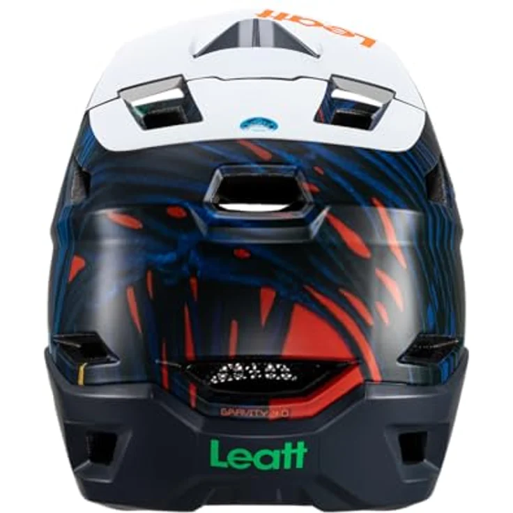 Leatt Gravity 4.0, Fullface Helm mit MIPS-Technologie, 22 Belüftungsöffnungen, abnehmbares Visier, Jungle - Mehrfarbig, S – Bild 7