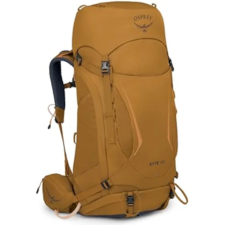 Osprey Kyte 48 Wanderrucksack, Barley Brown, ideal für Mehrtagestouren und Outdoor-Abenteuer – Bild 1