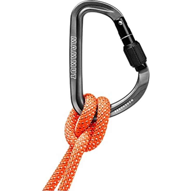 Mammut Workhorse HMS Screwgate Karabiner, 25 kN Bruchfestigkeit, robust und vielseitig – Bild 2