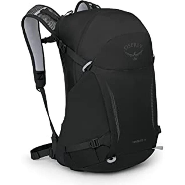 Osprey Hikelite 26 Black O/S, Wanderrucksack mit Mesh-Rückenplatte für hervorragende Luftzirkulation – Bild 1
