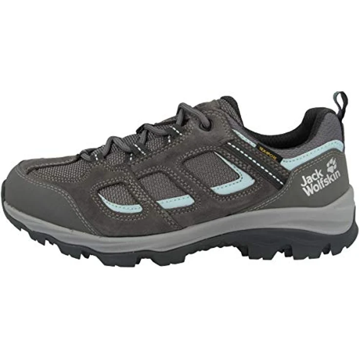 Jack Wolfskin VOJO 3 TEXAPORE LOW W, wasserdichter Wanderschuh mit atmungsaktiver Membran und rutschfestem Sohlenprofil, grau – Bild 1