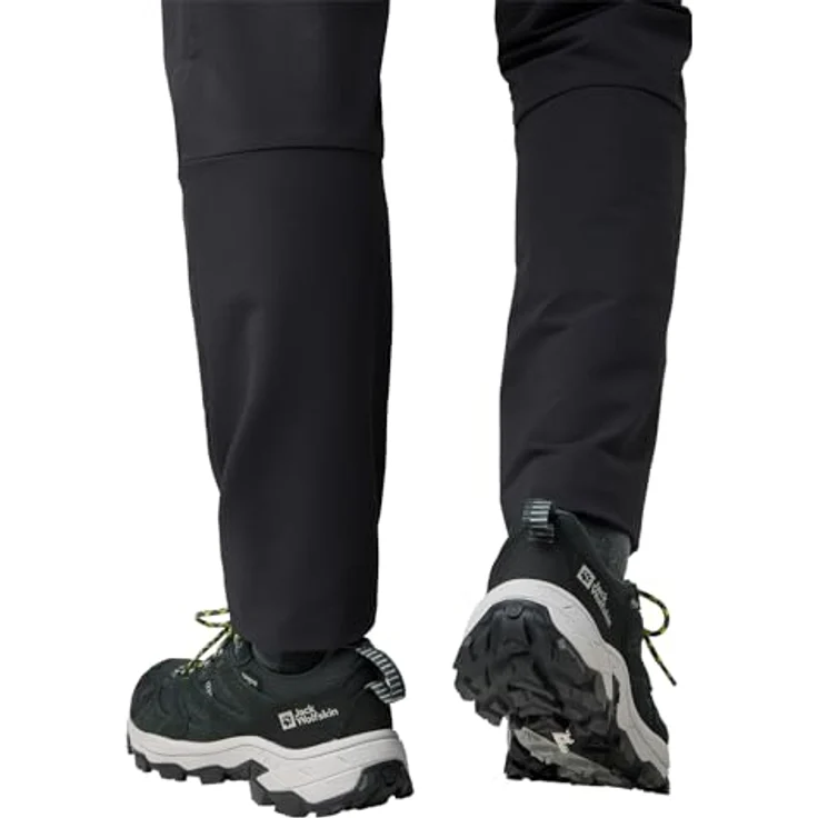 Jack Wolfskin VOJO TOUR TEXAPORE LOW M, Wanderschuh mit wasserdichter TEXAPORE Membran, langlebigem Leder-Textil-Material und griffiger Gummi-Außensohle – Bild 3