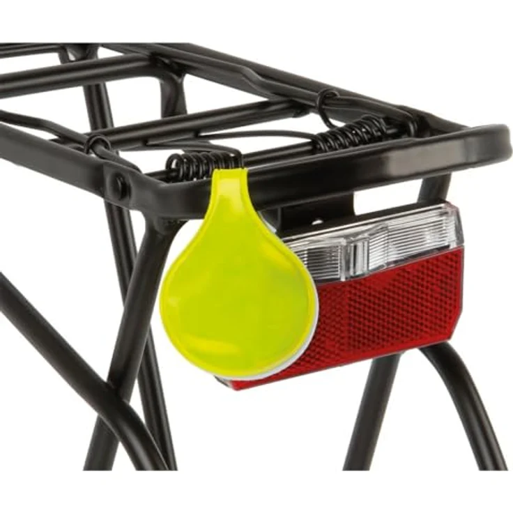M-Wave Reflex-Magnetklammer, gelb, für Radsport, Unisex – Bild 3