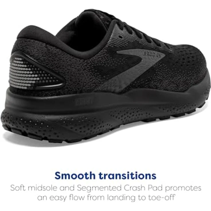 Brooks Ghost 16 Damen Running Laufschuhe, 12mm Sprengung, 241g, optimierte Passform, atmungsaktives Obermaterial, grau – Bild 3