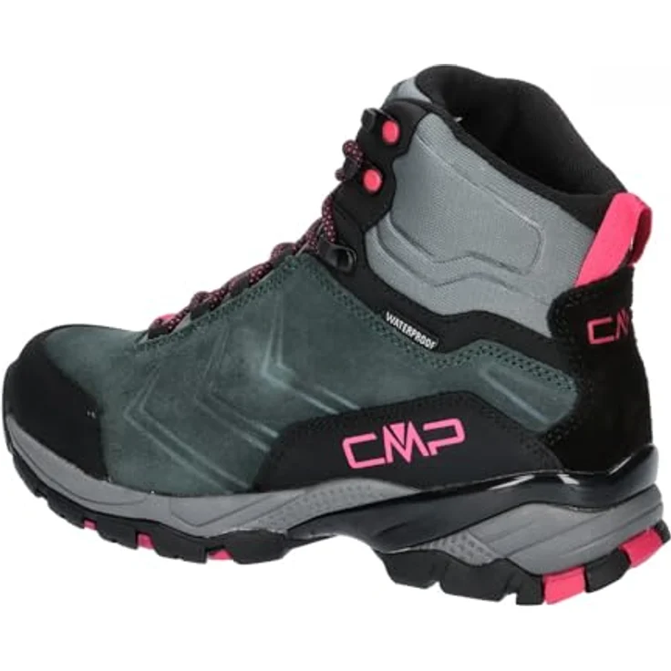 CMP Campagnolo Women's Melnick Mid Trekking Shoes, wasserdicht, Leder, Grün, Größe 41 – Bild 3