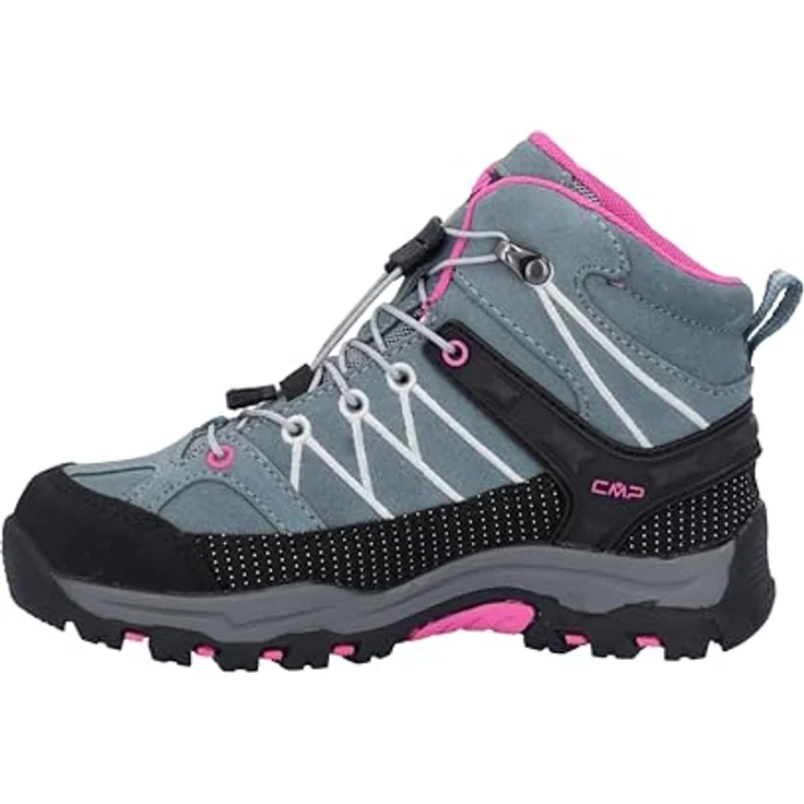 Campagnolo CMP Rigel Mid WP Wanderschuhe Kinder, grau, Größe 34, Leder/Textil, Schnürer – Bild 3