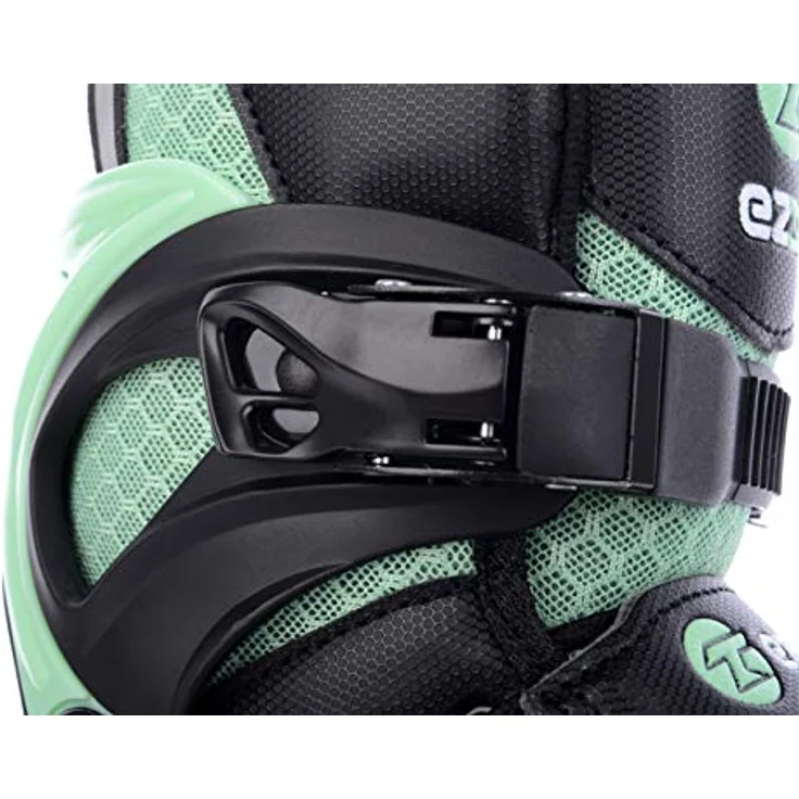 Tempish Ezza Lady 90 Inline Skates, Schwarz mit grünen Akzenten, perfekte Unterstützung und hohe Geschwindigkeit – Bild 5