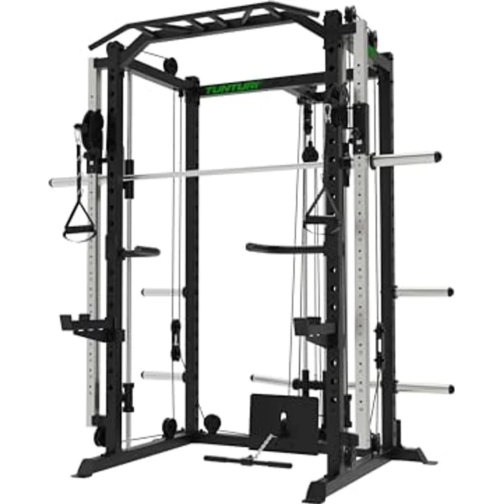Tunturi SM90 Kraftstation - Fitness-Homegym - Full Smith Machine - Kompakt - Inkl. kostenloser Fitness-App – Bild 1