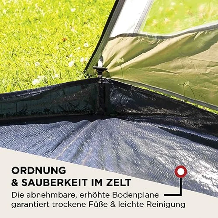 Coleman Coastline Plus Tunnelzelt, 3 Personen, 7 kg, WeatherTec+ System, 2 Eingänge, Easy Set-Up – Bild 3