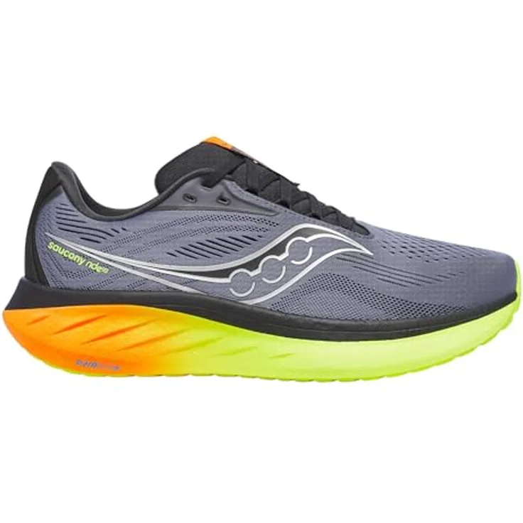 Saucony Ride 18, Herren Laufschuhe mit PWRRUN+ Dämpfung, Blau, Größe 42.5 – Bild 3