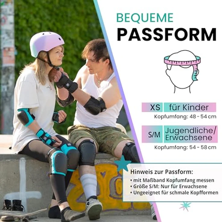 99FLIPS Fahrradhelm Kinder Mädchen, GS Skaterhelm für 3-12 Jahre, rosa, TÜV Rheinland zertifiziert – Bild 2