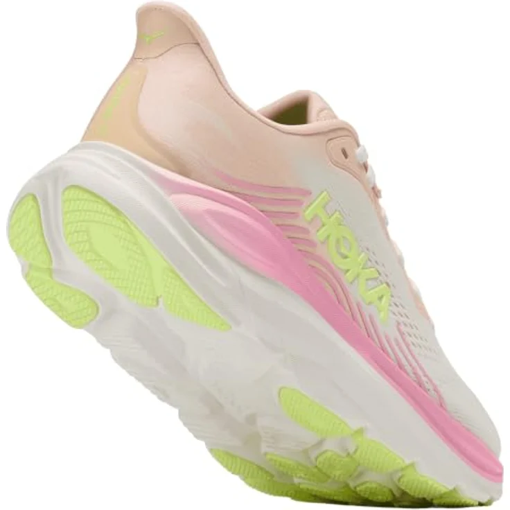 HOKA ONE ONE CLIFTON 11 Damen Laufschuh, neutral mit weichem Meta-Rocker™, atmungsaktivem Mesh-Obermaterial, Tangerine Glow/White, Größe 42.5 – Bild 8