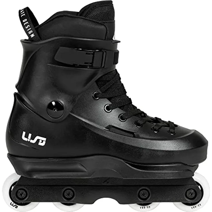 USD Inline Skates Sway 60 XXI, Schwarz, Unisex, 60mm/88A Rollen, ABEC 7 Pro Kugellager, für aggressive Stunts und Skatepark