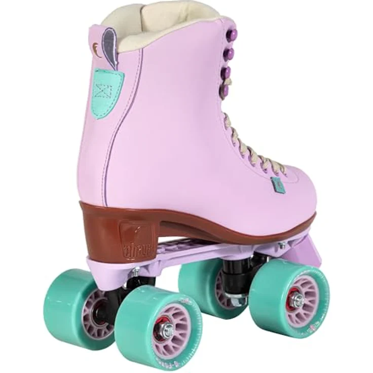 Chaya Quad Rollschuhe Melrose Lavender, Retro-Stil, vegan-freundlich, fiberglasverstärkte Verbundplatte, 61mm/78A Okto-Propel Außenräder, ABEC-7 Lager, Größe 42 – Bild 3