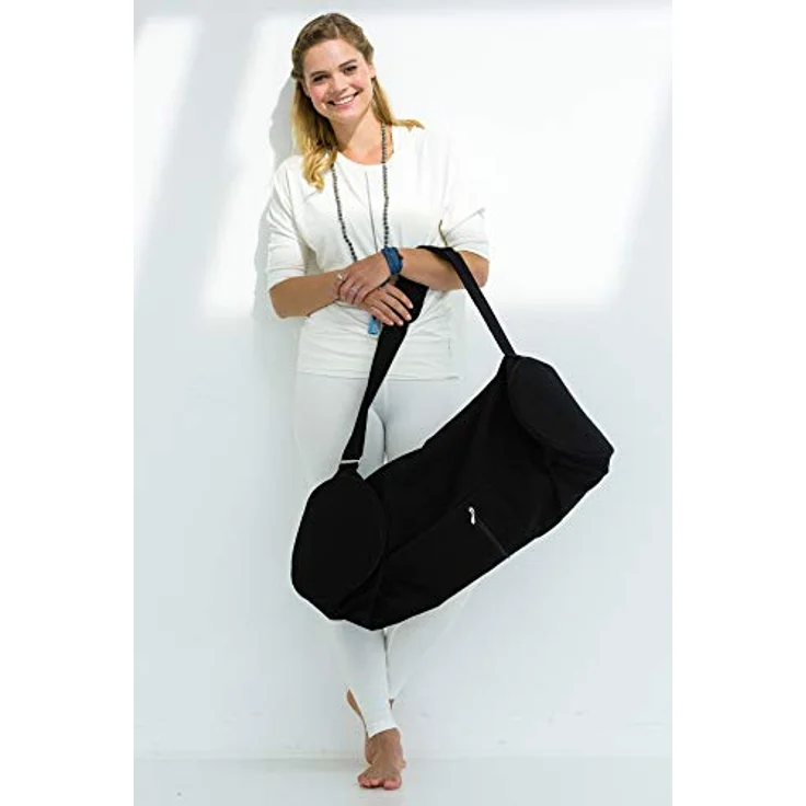 Yogistar Yogatasche Basic Extra Big, Baumwolle für Yogamatte 75cm, langlebig – Bild 4