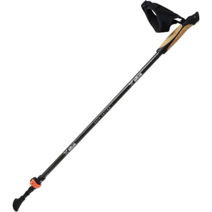 ALTUS Esche Nordic Walking Stöcke aus Aluminium, 1 Paar, anthrazit, Einheitsgröße - Hochwertige Material, langlebig
