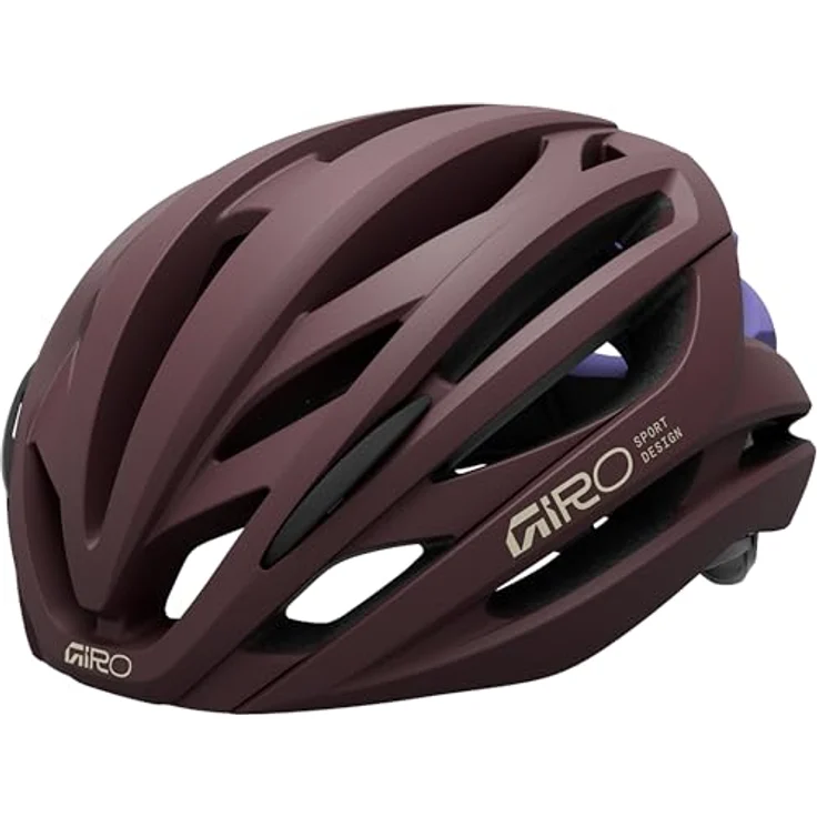 Giro Syntax MIPS, Rennradhelm mit In-Mold-Konstruktion, verstellbarem Roc Loc 5 Air MIPS-System, Mat Dark Maroon, Größe S – Bild 1